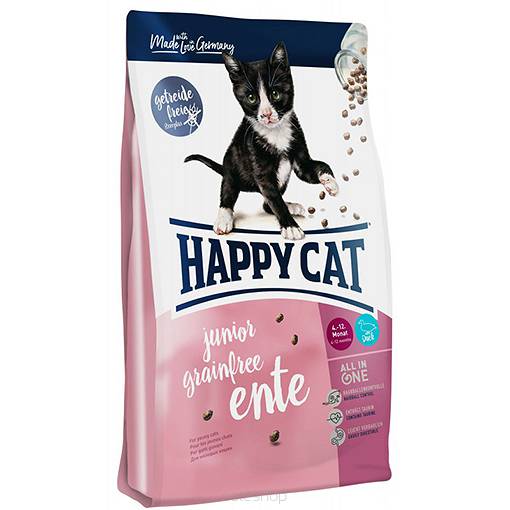 HAPPY CAT KITTEN KACZKA 300 G