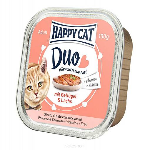 HAPPY CAT SZALKA DROB LOSOS 100G