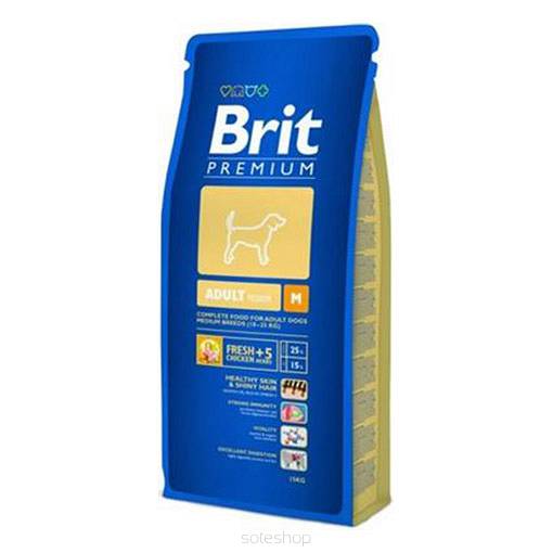 BRIT PREMIUM M ADULT NATURE 3KG