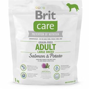 BRIT CARE ADULT LB GRAIN FREE SALMON&POTATO 1KG