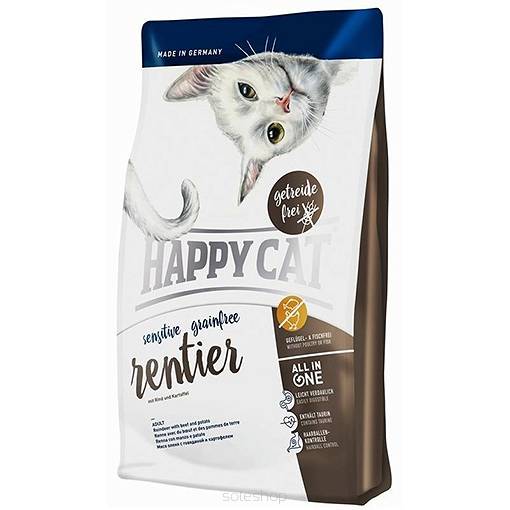 HAPPY CAT SENSITIVE GRAINFREE RENIFER 1,4 KG