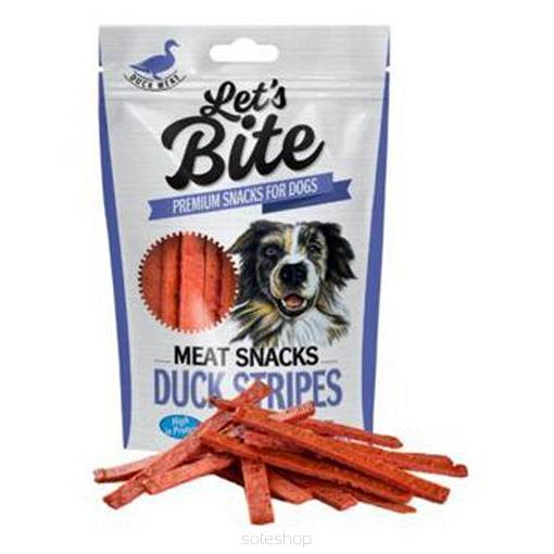 BRIT LETS BITE DUCK STRIPES 80 G