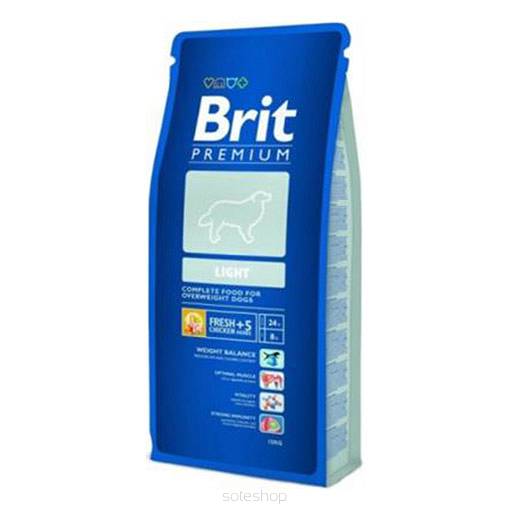 BRIT PREMIUM BY NATURE LIGHT 15KG