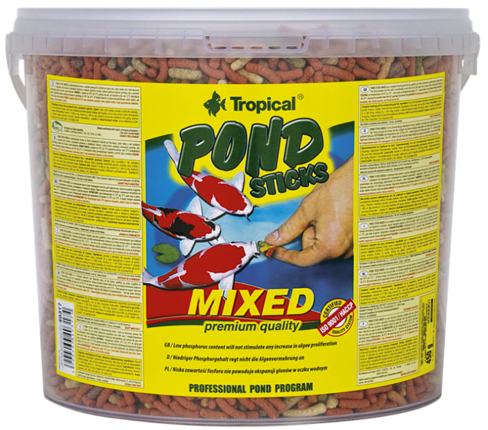 TROPICAL KOI POND STICK MIXED 5L