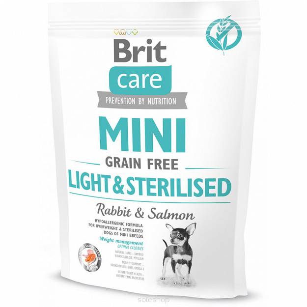 BRIT CARE MINI LIGHT&STERILISED 400 G
