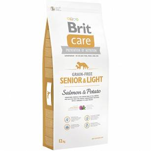 BRIT CARE SALMON SENIOR&LIGHT 12 KG