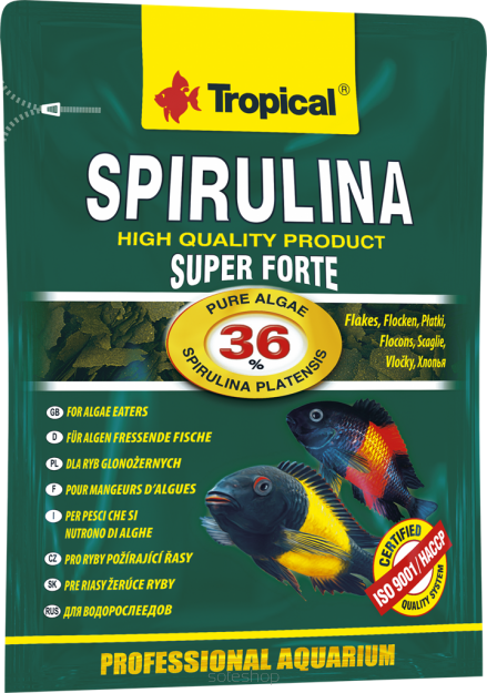 TROPICAL SPIRULINA FORTE 36 % 12 g,