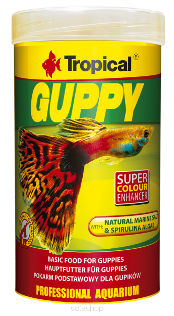 TROPICAL GUPPY 100ML PLATKI