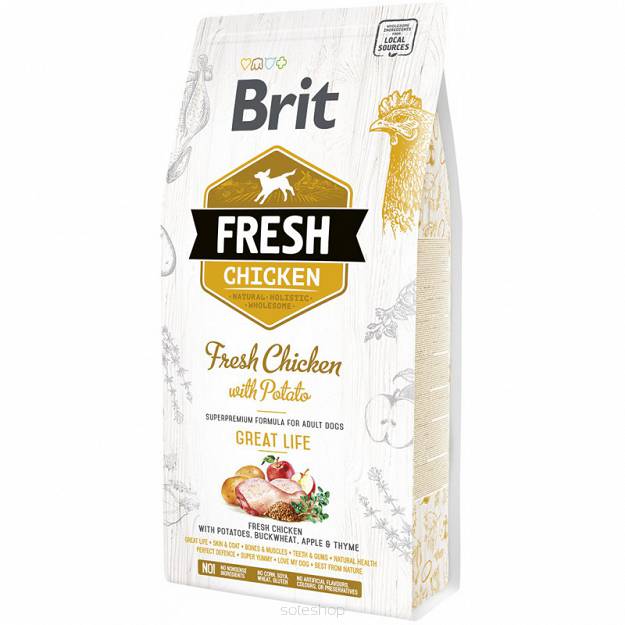 BRIT FRESH CHICKEN ADULT 2,5 KG