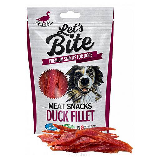 BRIT LETS BITE DUCK FILLET 80 G