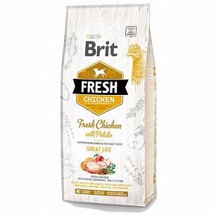 BRIT FRESH CHICKEN 12 KG 