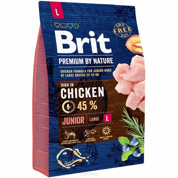 BRIT PREMIUM BY NATURE JUNIOR L 3KG