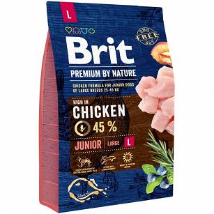 BRIT PREMIUM BY NATURE JUNIOR L 3KG