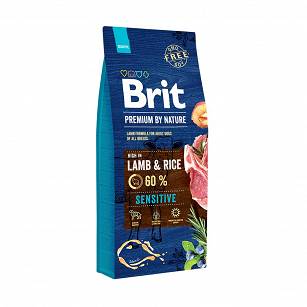 BRIT PREMIUM LAMB&RICE BY NATURE 15 KG