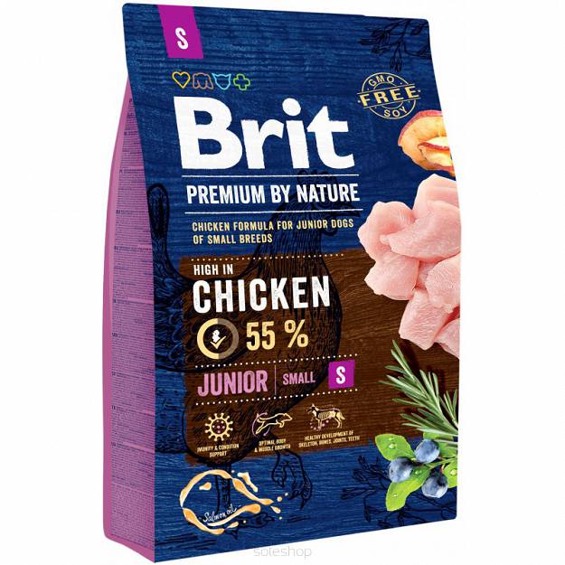 BRIT PREMIUM S JUNIOR 3KG