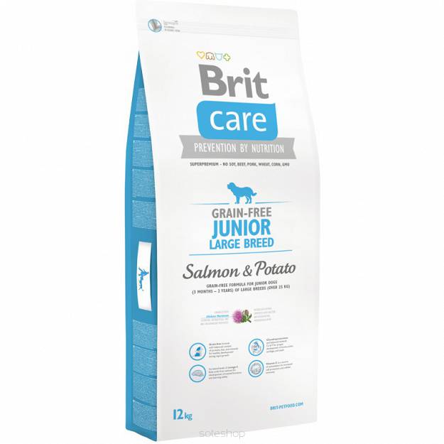 BRIT CARE JUNIOR LB SALMON 12 KG