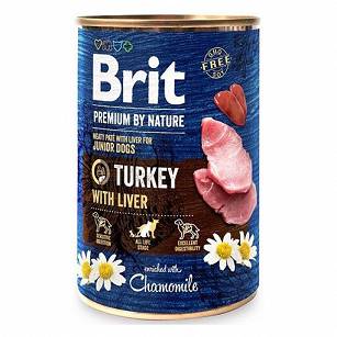 BRIT PREMIUM BY NATURE TURKEY&LIVER 400 G