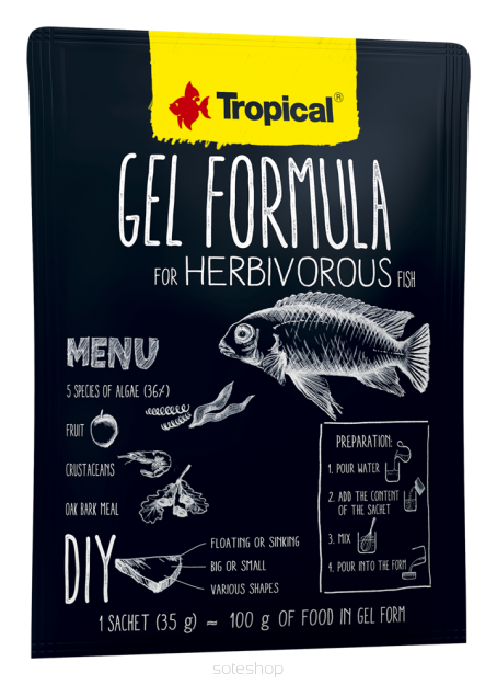 TROPICAL GEL FORMULA FOR HERBIVOROUS NA SZT