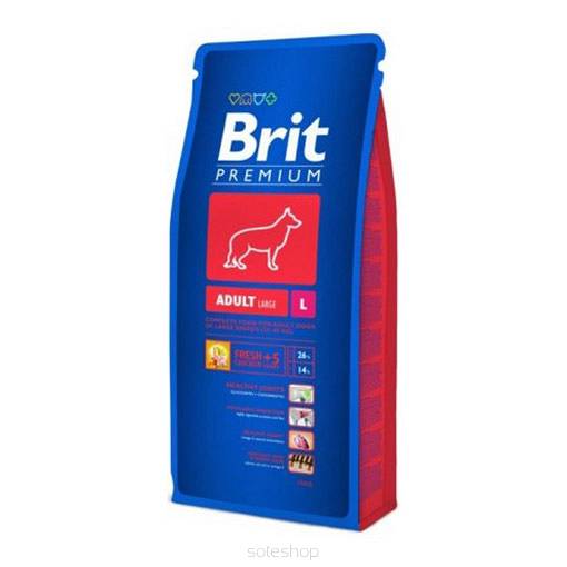 BRIT PREMIUM L BY NATURE ADULT 15KG